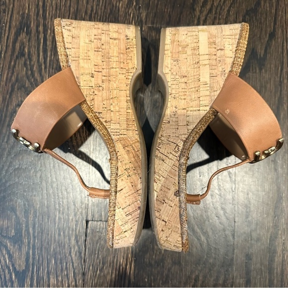Sam Edelman Women’s Yardlie Tan Cork Wedge Platform Sandals Size 8.5M - Picture 7 of 8
